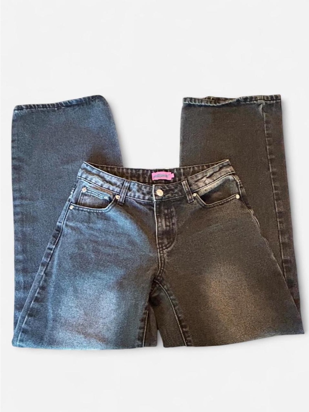 Edikted Black Baggy Jeans